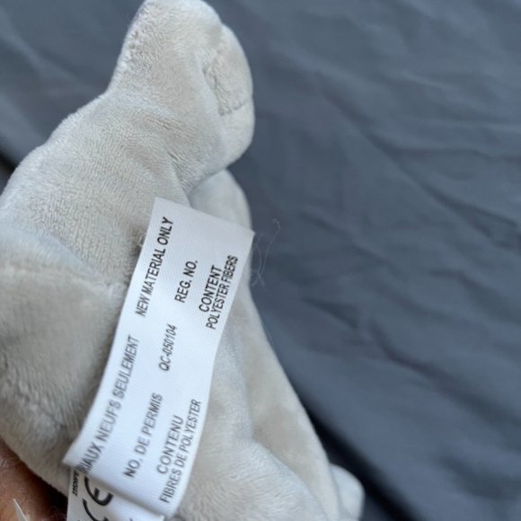 Vintage Pound Puppy Dog Plush Stuffed Animal 1985 Tonka Small Gray w/ Red Collar - Picture 4 of 4